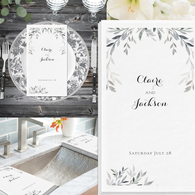 Schwarz-Weiß-Silberröhrengrün Serviette (Von Creator hochgeladen)