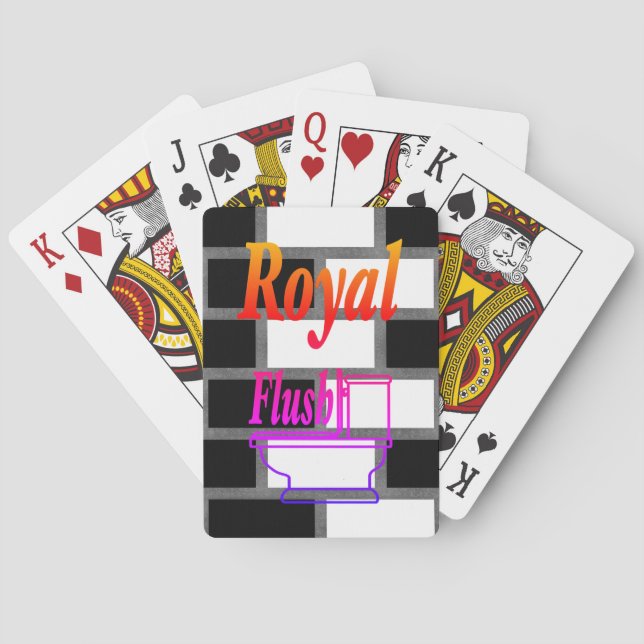 Schwarz-Weiß-Sillitoe-Tartan-Muster Spielkarten (Rückseite)