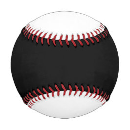 Schwarz-weiß Simple Baseball