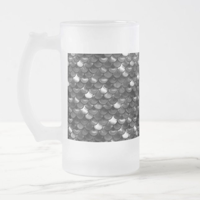 Schwarz-Weiß-Skala Mattglas Bierglas (Links)