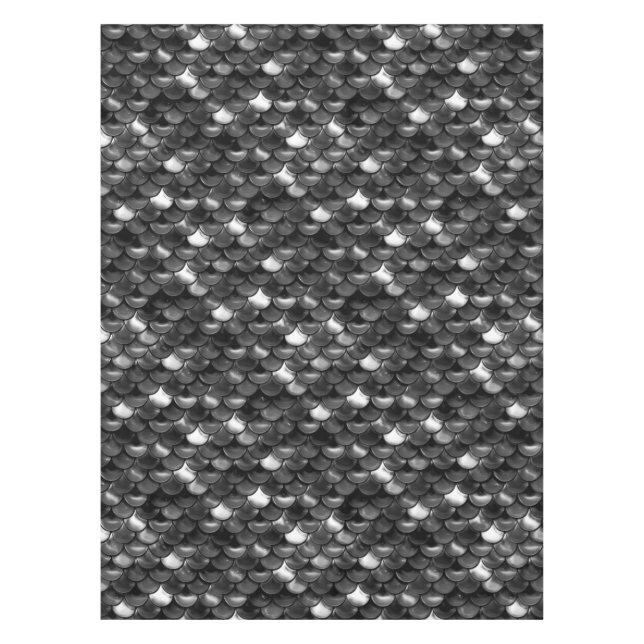 Schwarz-Weiß-Skala Tischdecke (Vorderseite)