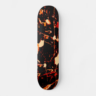 Schwarz-weiß Skateboard