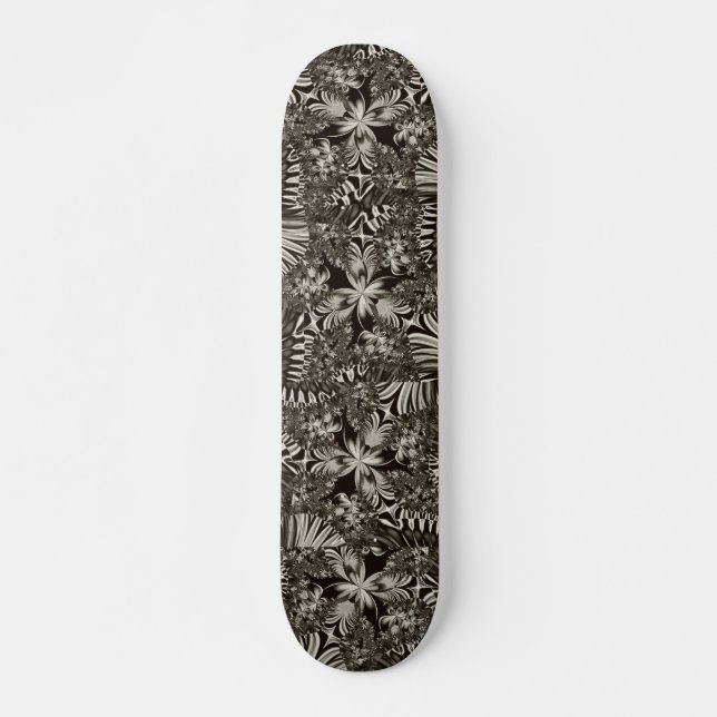 Schwarz-Weiß-Skateboard Skateboard (Vorne)