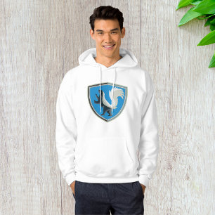Schwarz-Weiß-Skunk Hoodie
