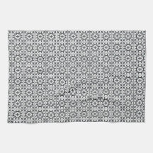 Schwarz-Weiß-Spanisch-Stilfliesen