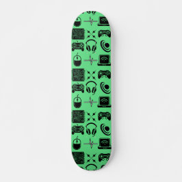 Schwarz-Weiß-Spiel Skateboard