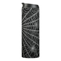 Schwarz-Weiß-Spinnennetze WebHalloween
