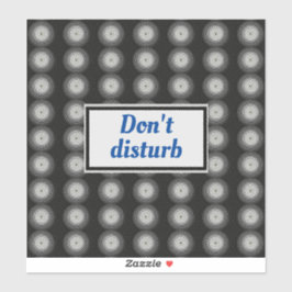 Schwarz-Weiß-Spirale Aufkleber