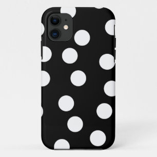 Schwarz-Weiß-Spotty-Design. Case-Mate iPhone Hülle