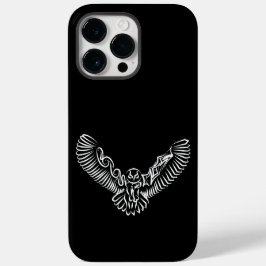 Schwarz-Weiß-Stamm-Fliegenschale Case-Mate iPhone 14 Pro Max Hülle