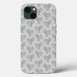 Schwarz-Weiß-Stämme Tattoo Manatees Case-Mate iPhone Hülle