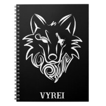 Schwarz-Weiß-Stammes-Wolf