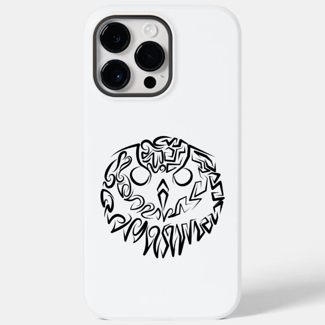 Schwarz-Weiß-Stammesauge Case-Mate iPhone Hülle (Rückseite)