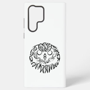 Schwarz-Weiß-Stammesauge Samsung Galaxy Hülle