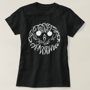 Schwarz-Weiß-Stammesauge T-Shirt