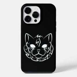 Schwarz-Weiß-Stammkatze iPhone 14 Pro Max Hülle