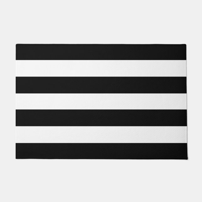 Schwarz-Weiß-Stift Fußmatte (Vorderseite)