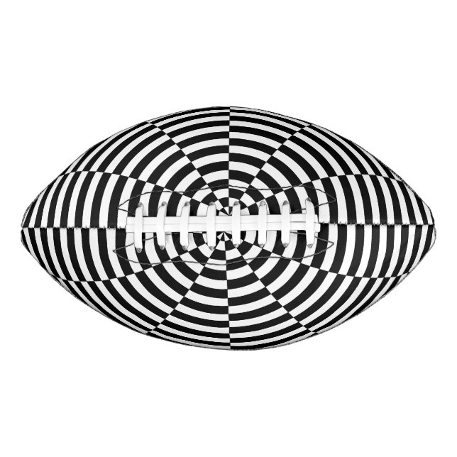 Schwarz-Weiß-Strahlung Football (Vorderseite)