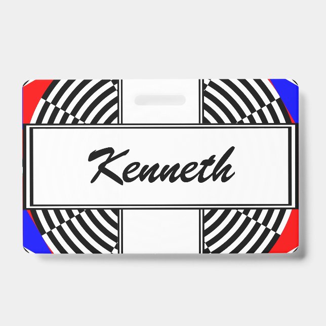 Schwarz-Weiß-Strahlung von Kenneth Yoncich Ausweis (Vorderseite)