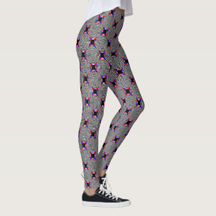 Schwarz-Weiß-Strahlung von Kenneth Yoncich Leggings
