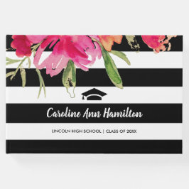 Schwarz-Weiß Streifen Abschluss Gästebuch