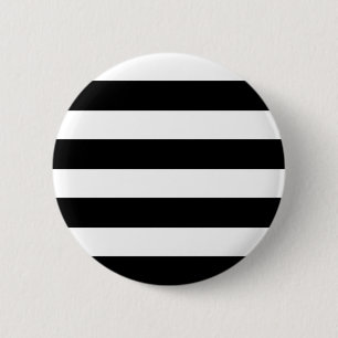 Schwarz-Weiß-Streifen Button