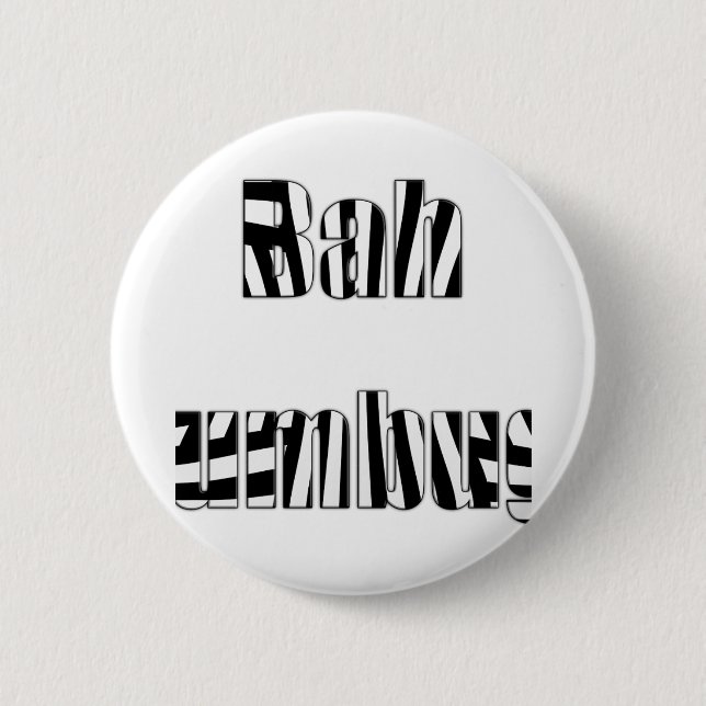 Schwarz-Weiß-Streifen Button (Vorderseite)