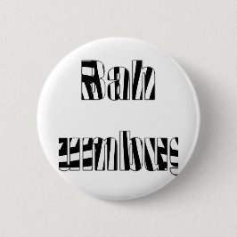 Schwarz-Weiß-Streifen Button