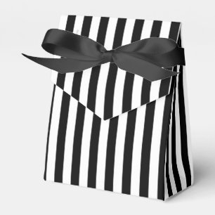 Schwarz-Weiß-Streifen  Geschenkschachtel