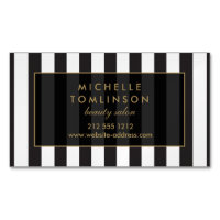 Schwarz-Weiß-Streifen Salon III Magnetisch