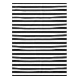 Schwarz-Weiß-Streifen Tischdecke