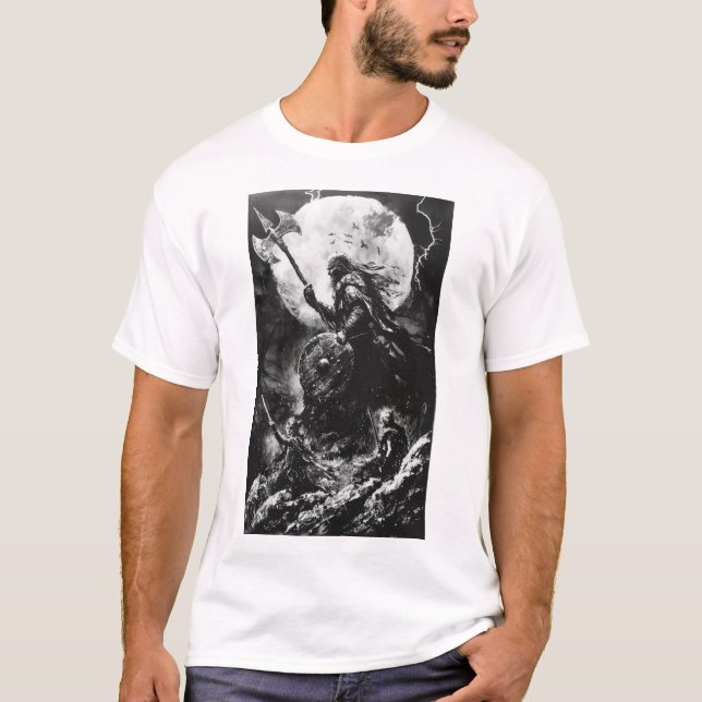 Schwarz-Weiß-T - Shirt (Vorderseite)