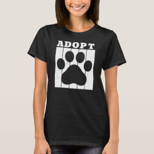 Schwarz-Weiß-T-Shirt annehmen T-Shirt