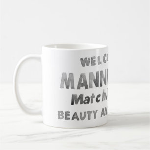 Schwarz-Weiß-Tasse Kaffeetasse