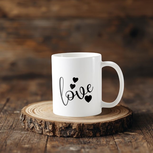 Schwarz-Weiß-Tasse Kaffeetasse (Von Creator hochgeladen)