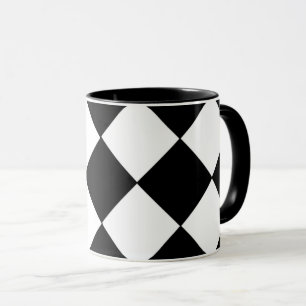 Schwarz-Weiß-Tasse Tasse