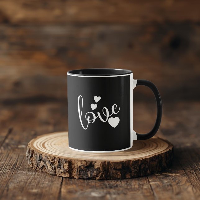 Schwarz-Weiß-Tasse Tasse (Von Creator hochgeladen)
