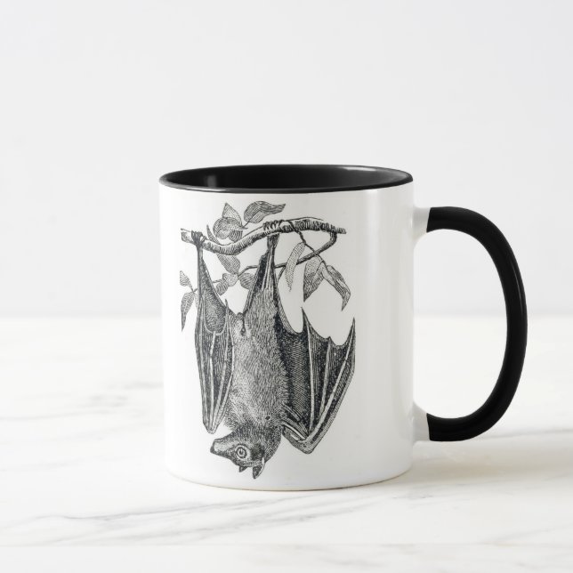 Schwarz-Weiß-Tasse Vintag Hangbat Tasse (Rechts)