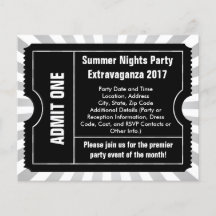 Schwarz-Weiß-Ticket-Flyer, Sonderdruck