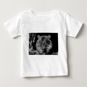 Schwarz-Weiß-Tiger Baby T-shirt