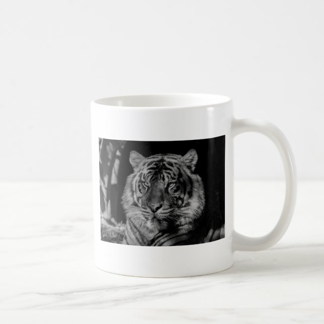 Schwarz-Weiß-Tiger Tasse (Rechts)