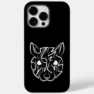 Schwarz-Weiß-Tribal Case-Mate iPhone 14 Pro Max Hülle