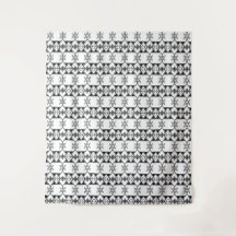 Schwarz-weiß tribal geometrisch