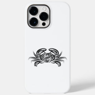 Schwarz-Weiß-Tribal-Krabbe Case-Mate iPhone 14 Pro Max Hülle