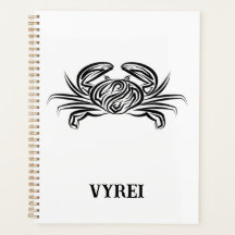 Schwarz-Weiß-Tribal-Krabbe