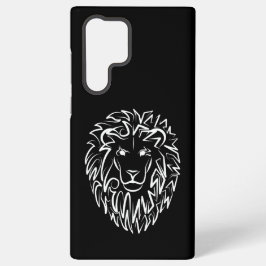 Schwarz-Weiß-Tribal-Lion Samsung Galaxy Hülle