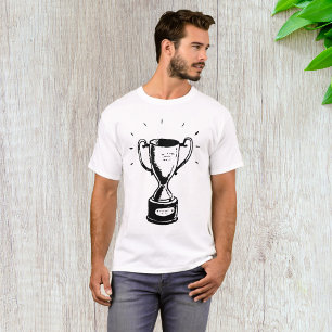 Schwarz-Weiß-Trophäen T-Shirt