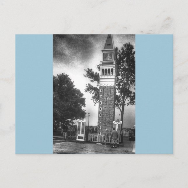 Schwarz-Weiß-Turm Postkarte (Vorderseite)