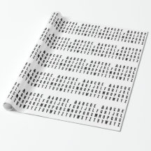 Schwarz-Weiß-Typografie