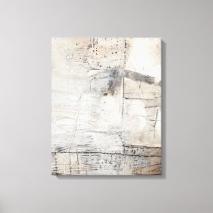 Schwarz-weiß u. Bronze Leinwanddruck